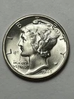 1945 Silver Mercury Dime BU UNC