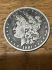 1901 O Morgan Silver Dollar! 90% Silver! Gun Metal Toned!