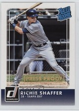 2016 Panini Donruss Rated Rookies Press Proof Gold /99 Richie Shaffer #45 n1u