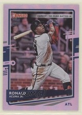 2020 Panini Donruss Career Stat Line 115/165 Ronald Acuna Jr (Base) #170 o6n