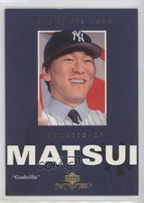 2003 Upper Deck MVP Talk of the Town Hideki Matsui #TT1 d4k