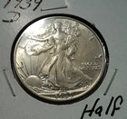1939 D Walking Liberty Silver Half Dollar