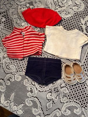 Mattel CHATTY CATHY Doll ~Vintage 1961 Playtime Outfit, Complete Set