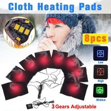 5 in 1 Electric Vest Heater Heating Pads USB Thermal Heated Pad Body Warmert