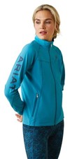 Ariat Womens Agile Softshell Jacket, Mosaic Blue, Medium