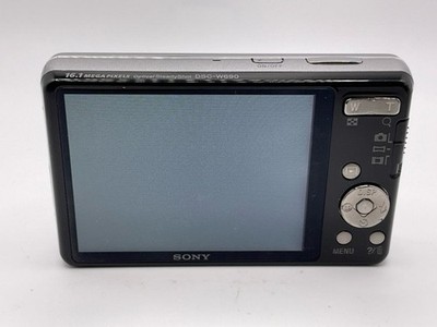 Sony Cyber-shot DSC-W690 16.2MP Digital Camera – Silver – White