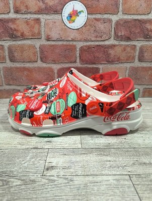 Crocs X Coca Cola All Terrain Clogs Men's 9 Women's 11 Limited Edition NWT