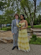 Yellow Prom Dress Size 9/10 Formal Dress Prom Dress