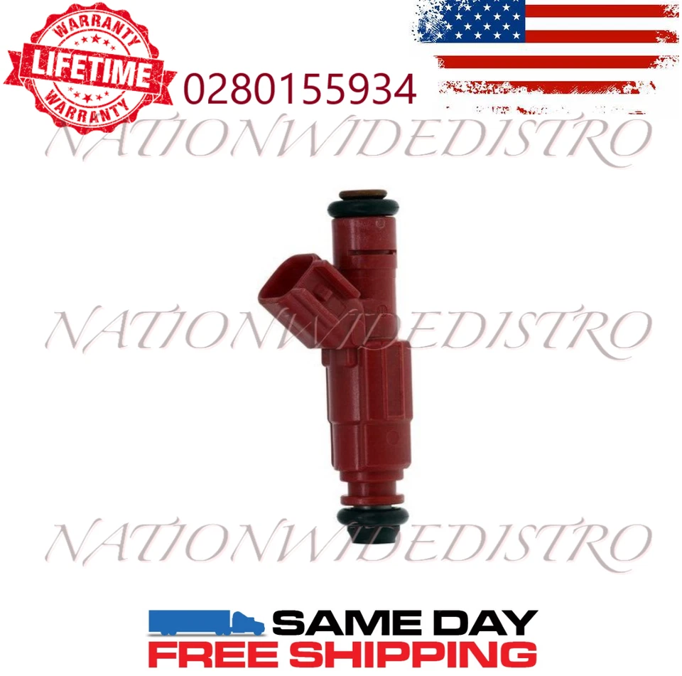 8x Inyectores de combustible Bosch OEM para Dodge Dakota 2000 2001 2002 2003 5,9 L V8 Foto 2 de 4