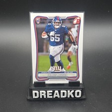 2026 Bowman Football #168 FRANCIS MAUIGOA Rookie Card RC Giants Paper