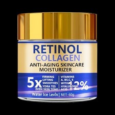 Retinol Collagen Face Cream with Hyaluronic Acid and Vitamins for Face Lifting