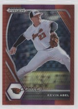 2021 Panini Prizm Draft Picks Red & Purple Hyper Prizm Kevin Abel #PDP195 0tj0