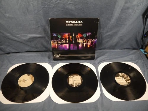 METALLICA -S&M    3 VINYL LP  1ST 1999 US   ELEKTRA PRESS  READ DESCRIPTION