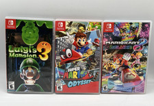 OEM Nintendo Switch Cases Super Mario Odyssey Kart 8 Deluxe Luigis Mansion 3