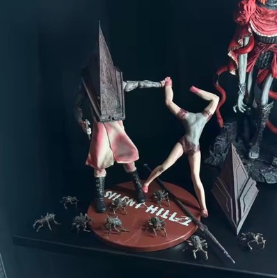 SILENT HILL PYRAMID HEAD 1:12 FIGURE 15CM HORROR PVC CLOTH OUTFIT