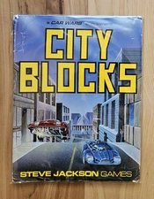 Car Wars City Blocks supplement (1988, Steve Jackson Games) 32 Street Map Tiles