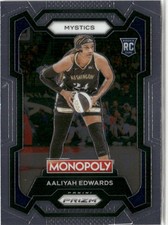 2024-25 Panini Prizm Monopoly WNBA Aaliyah Edwards Rookie Washington Mystics #13