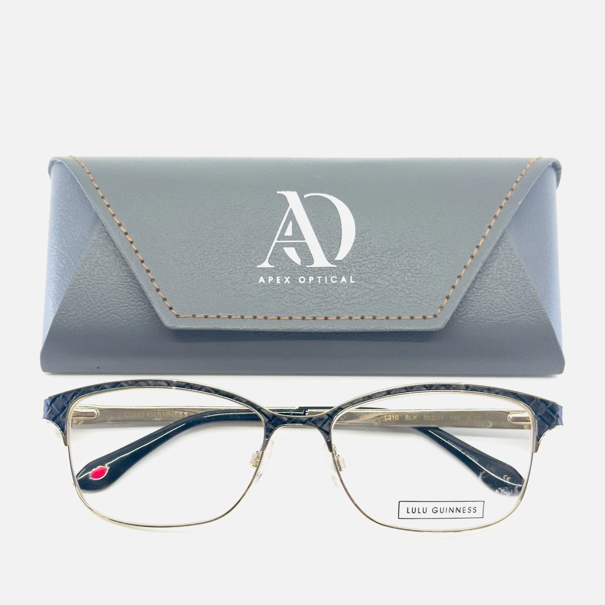 Lulu Guinness Eyeglasses Frames ONLY BLK Black L834 51-15-135 be a glamour girl 4dee460f299c2a16da9093ce8ed926  main image 2