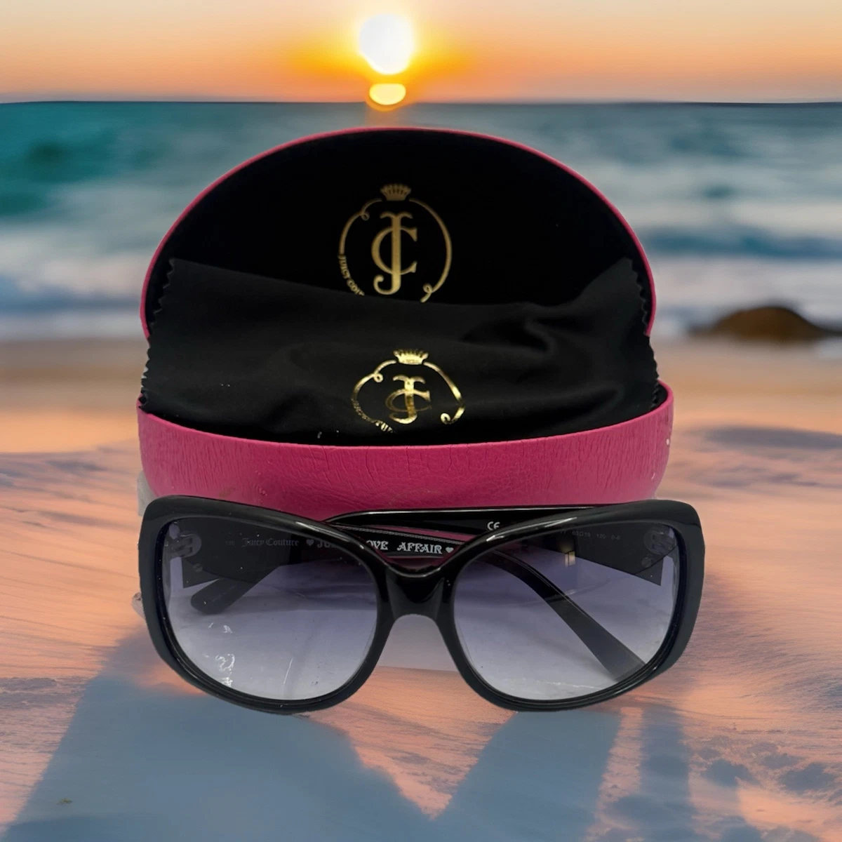 Juicy Couture Black Sunglasses for Women for sale | eBay display picture 3