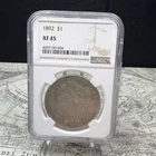 1892 Morgan Silver Dollar graded XF45 by NGC -Better date!