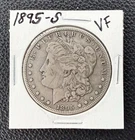 1895-S Morgan Silver Dollar $1 - VF Details - Rare Date-Key Date Low mintage