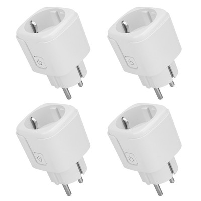 3680W 4x TUYA WiFi Smart Life Socket EU Plug Steckdosen Buchsen 16A Alexa google