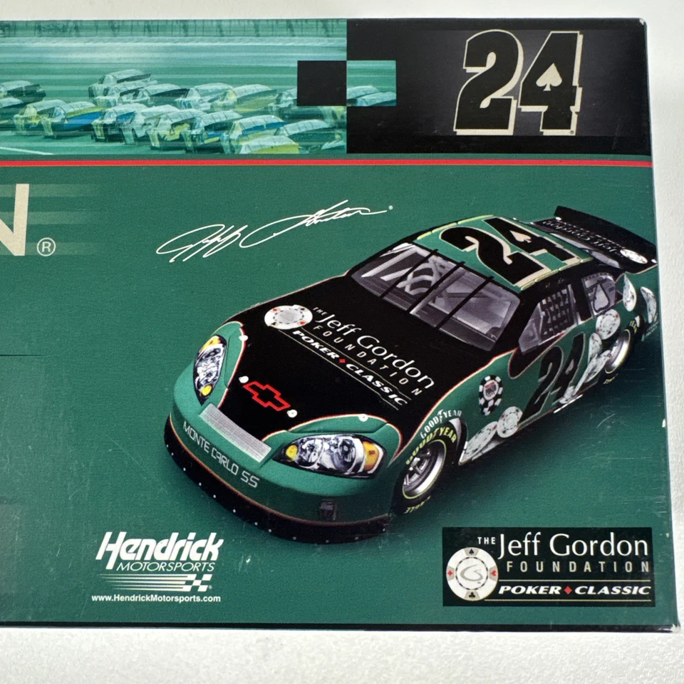 Fundación Jeff Gordon #24 / WSOP 2006 Monte Carlo SS 1:24 acción diecast Foto 4 de 4