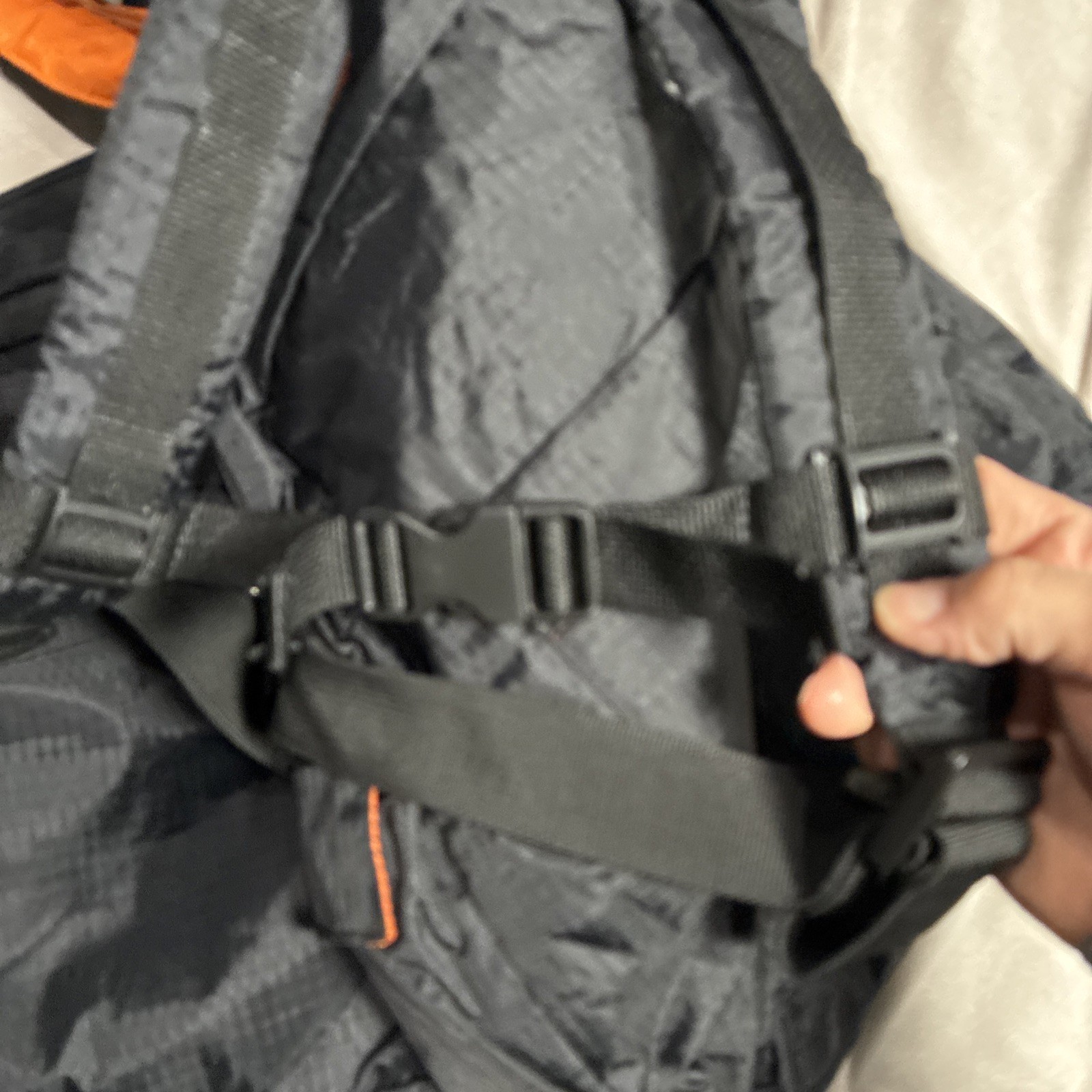 BackTPack Basic 3 Black Orange Backpack - image 6