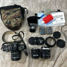 OLYMPUS OM-D E-M5 Mark II set of 3 lenses, many accessories