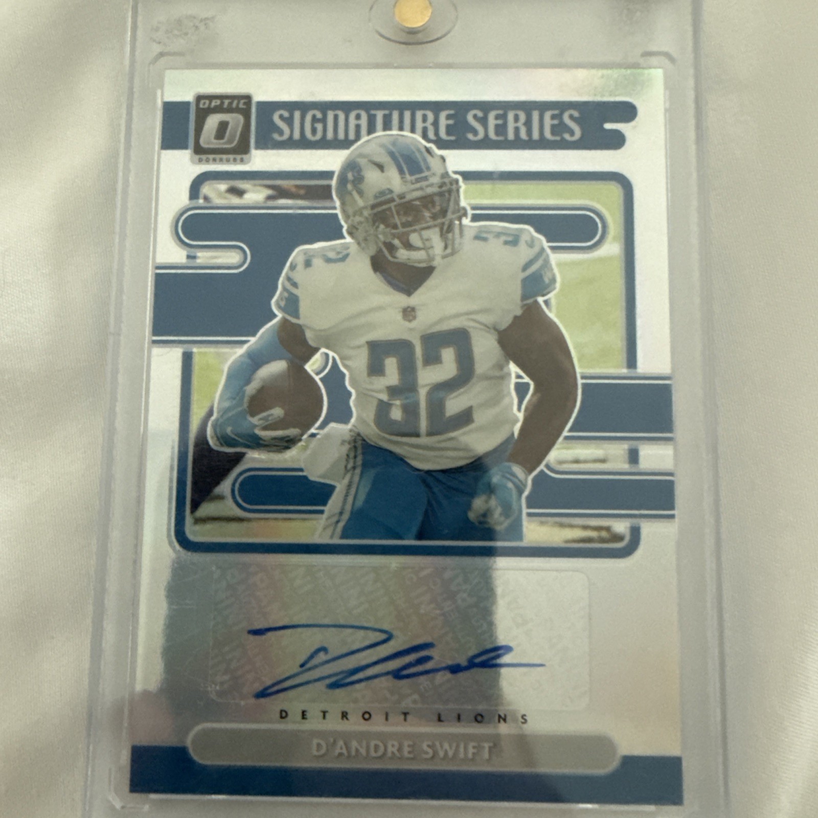 2021 Panini Donruss Optic - Signature Series Holo D'Andre Swift #SS-19 (AU)
