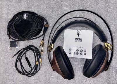 Meze 99 Classics V1 Headphones - Walnut Gold