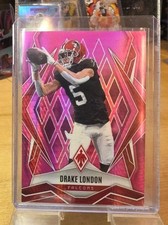 2025 Panini Phoenix - Drake London #126 Pink Hyper /299