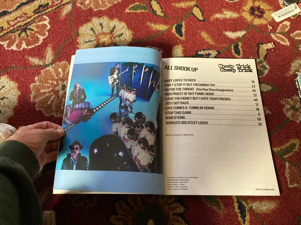 Cheap Trick All Shook up Songbook orig  1980 nos ship tomorrow - Image 3 of 3