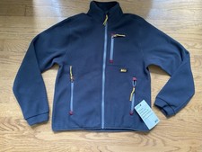 REI Trailsmith Fleece Jacket Youth M 10-12 Polartec Black Gray Pockets Hiking