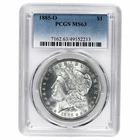 1885O Morgan Silver Dollar $1 PCGS MS 63