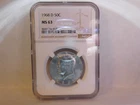 1968 D Kennedy Half Dollar NGC MS 63 40% Silver-Beautiful Lustrous Coin