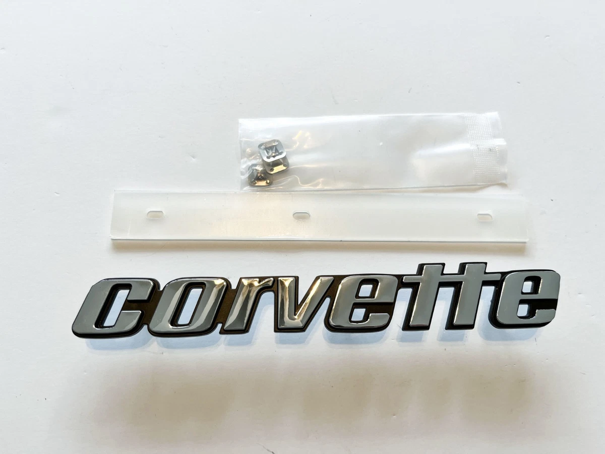 Portachiavi Vintage Chevrolet Corvette - Bandiere Racing E Distintivo In Vetro