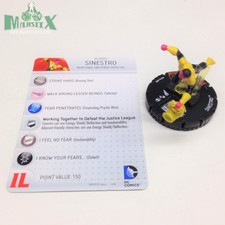 Heroclix Monthly OP Kit Sinestro D16-008 Limited Edition figure w/card 