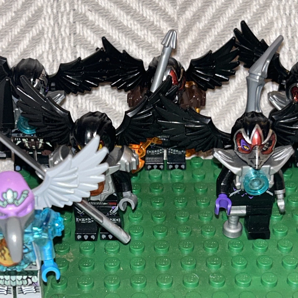 Lego Legends Of Chima Bird Minifigure Lot Rizzo, Voom Voom Phoenix - Image 4 of 4