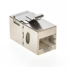 CAT6A Shielded Keystone In-Line Coupler RJ45 Female Network Ethernet - 1-20 Lot