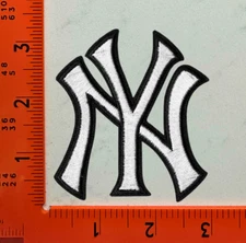 New York Yankees Patch – NY  Team Logo Embroidered Iron-On/Sew-On Badge