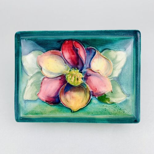 Moorcroft Pottery Clematis Trinket Jewellery box circa 1940’s. - Picture 1 of 10