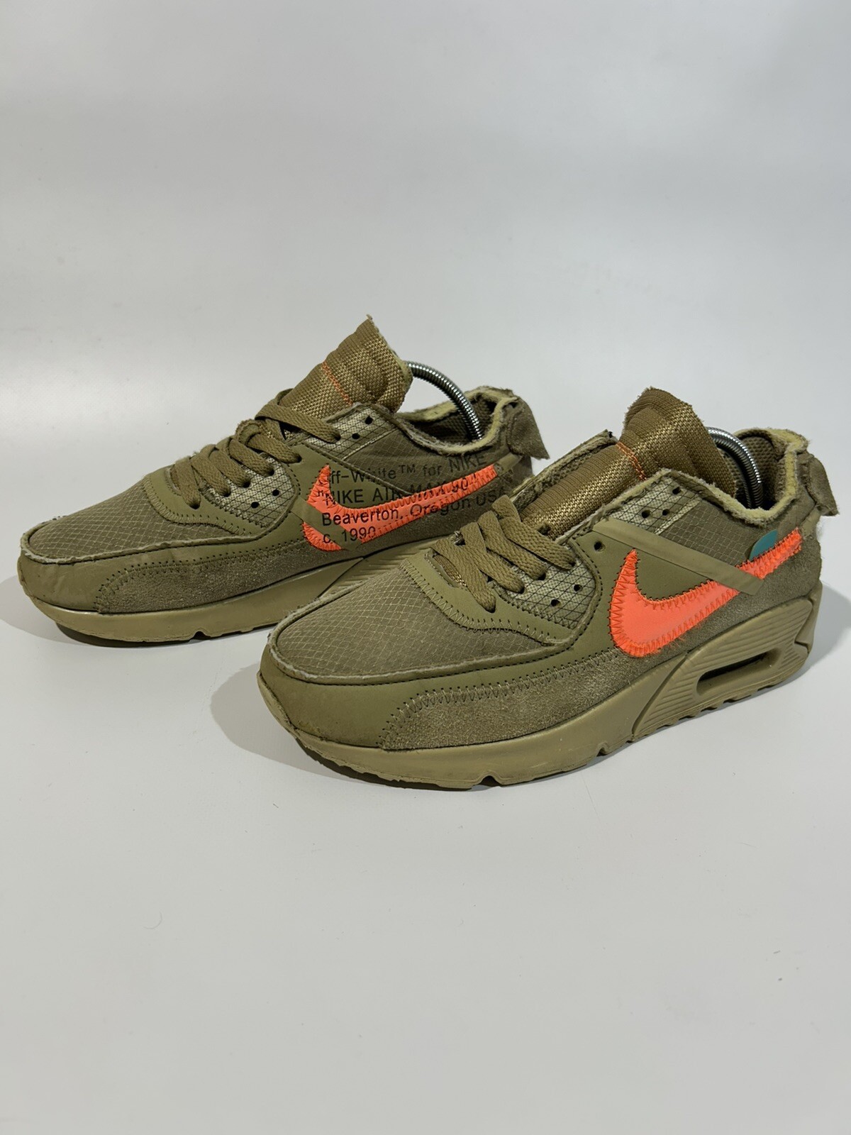 OFF WHITE X NIKE Nike Air Max 90 x Off White 2019 Desert Ore taglia US 8 26 cm