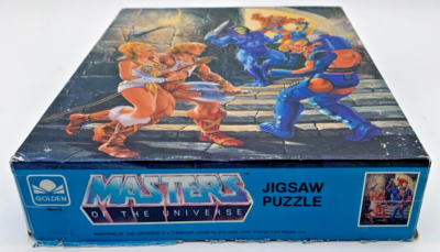 Golden 1983 MASTERS OF THE UNIVERSE He-man/Skeletor 100 PIECE