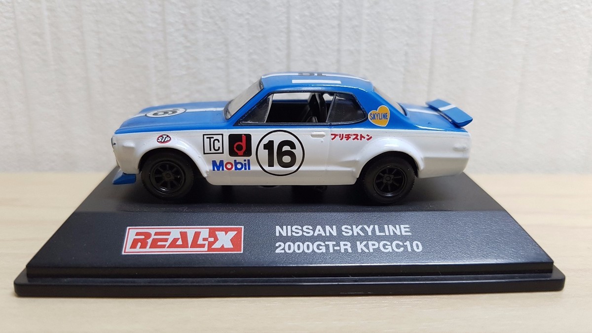 1/72 Real-X NISSAN SKYLINE 2000 GT-R KPGC10 RACING #16