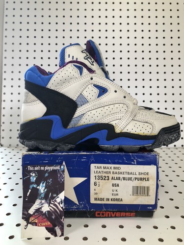 Tenis de baloncesto Converse Tar Max Mid para hombre alab/azul/púrpura | eBay