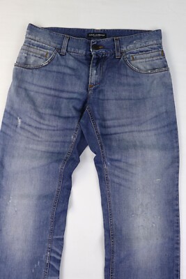 00s Vintage Dolce & Gabbana Made in Italy 14 Light Blue Faded