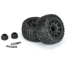 Pro-Line Trencher LP 3.8 Low Profile Tires Raid 8x32 Wheels 17mm Hex Maxx E-Revo