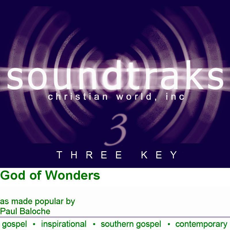 God of Wonders - Paul Baloche - Accompaniment Track