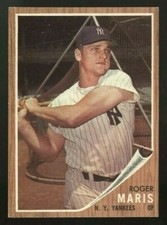 1962 TOPPS #1 ROGER MARIS NM+ CENTERED 100% HIGH QUALITY ORIGINAL ONE OWNER CARD